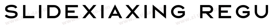 Slidexiaxing Regular字体转换
